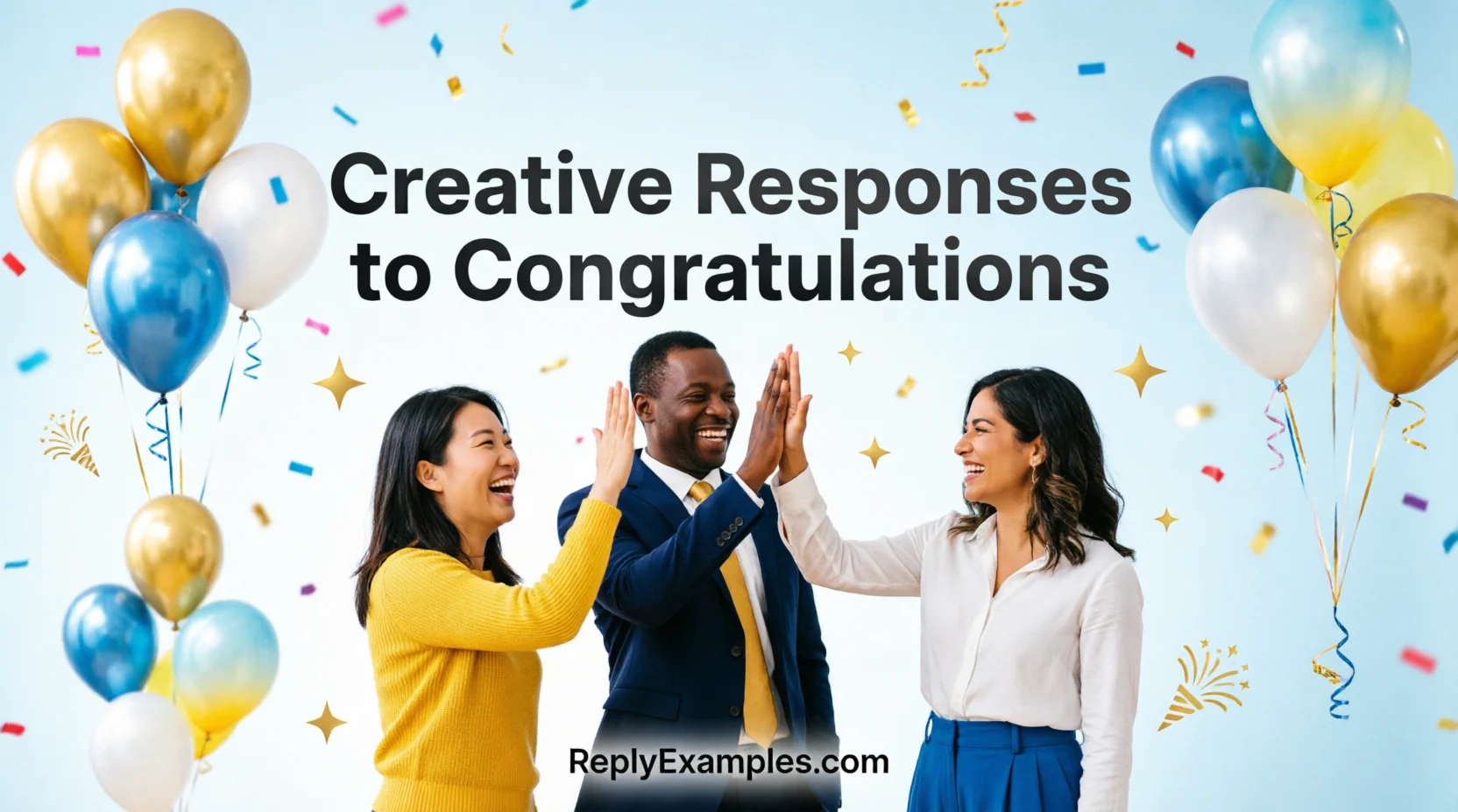 Creative Responses to Congratulations