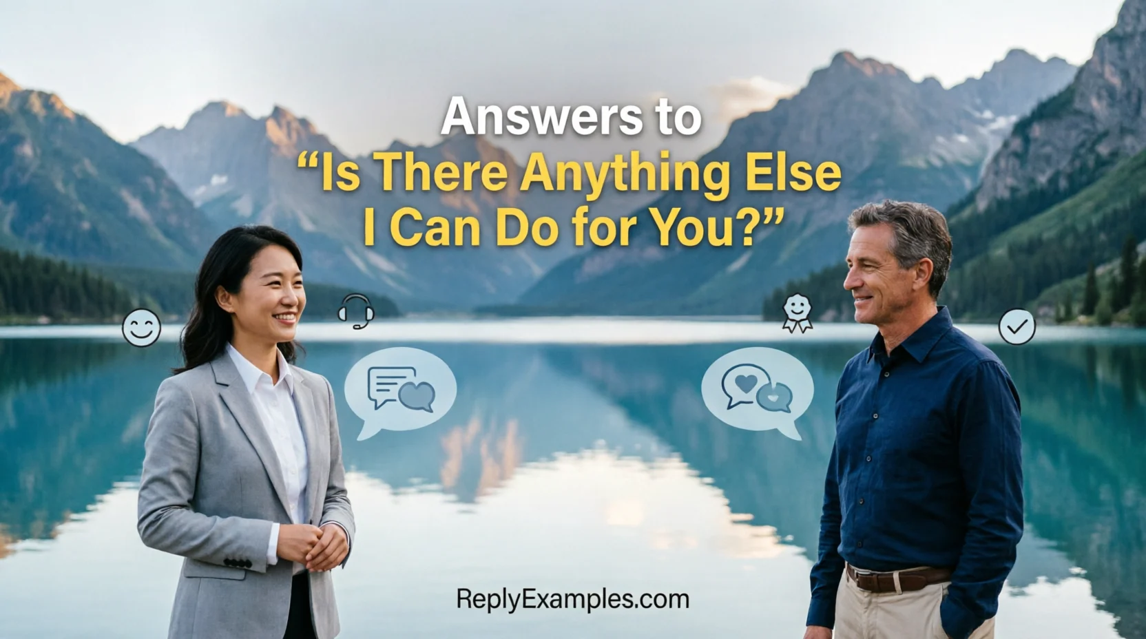 Answers to “Is There Anything Else I Can Do for You?