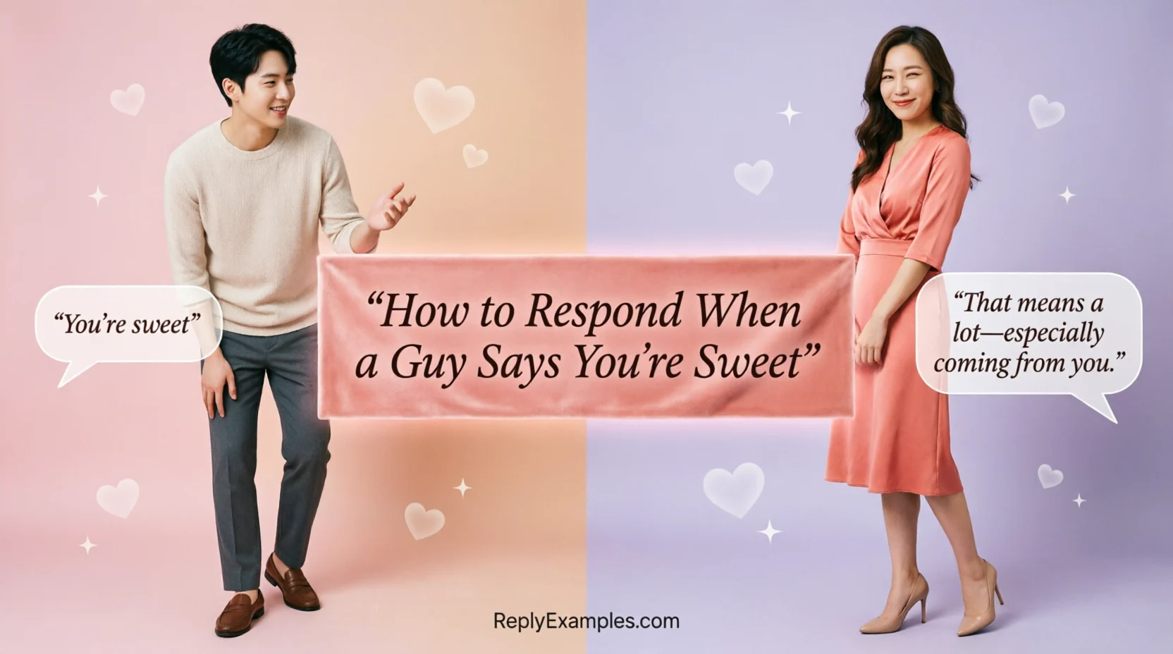 How to Respond When a Guy Says You’re Sweet