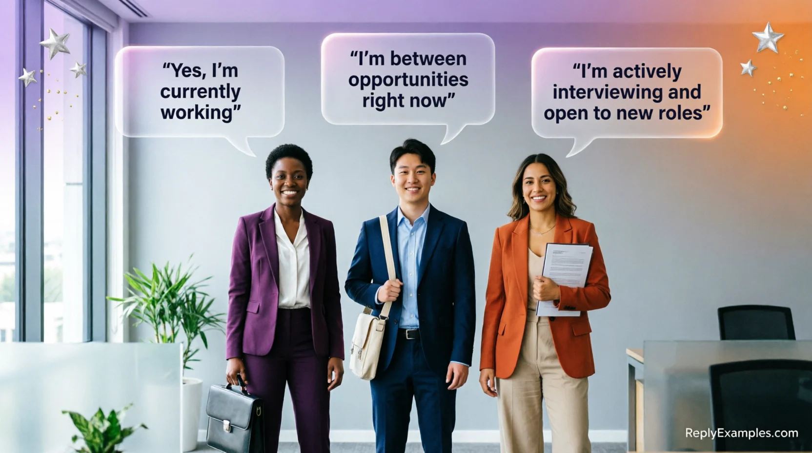 201+ Replies to “Are You Currently Employed”