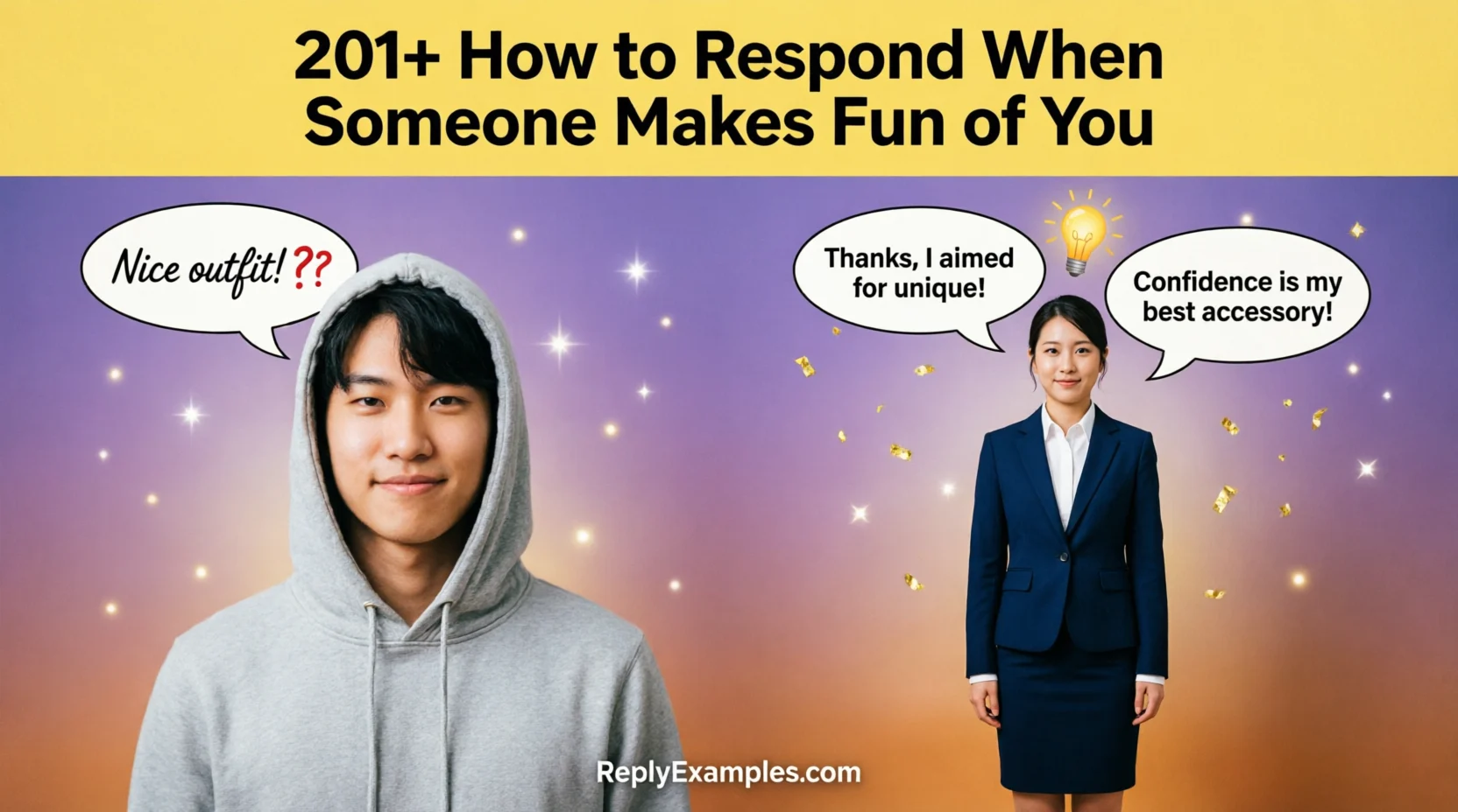 201+ How to Respond When Someone Makes Fun of You