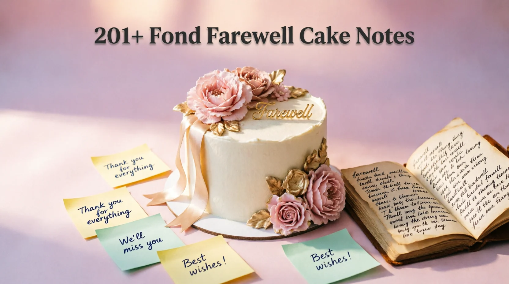 Fond Farewell Cake Notes2026
